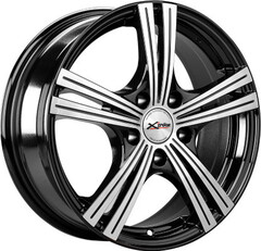 Диск X'trike X-112 16x6.5 5x108 ET45 DIA63.3 BK/FP