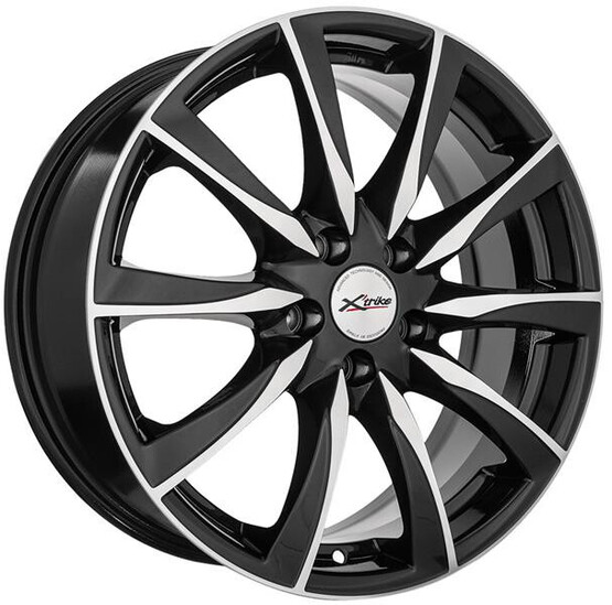 Диск X'trike X-120 17x7 5x112 ET45 DIA66.6 BK/FP
