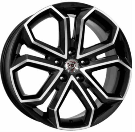 Диск Nz F-15 16x6.5 4x100 ET48 DIA73.1 BKF