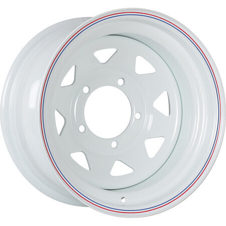 Диск Off-Road-Wheels White 15x7 5x139.7 ET25 DIA98 W (ТРЕХУГОЛЬНЫЕ)