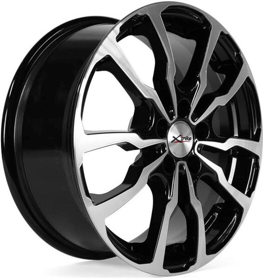 Диск X'trike X-117 16x6.5 5x100 ET38 DIA67.1 BK/FP