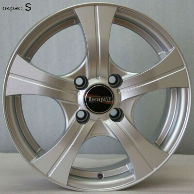 Диск Tech Line 410 14x5.5 4x100 ET43 DIA67.1 S