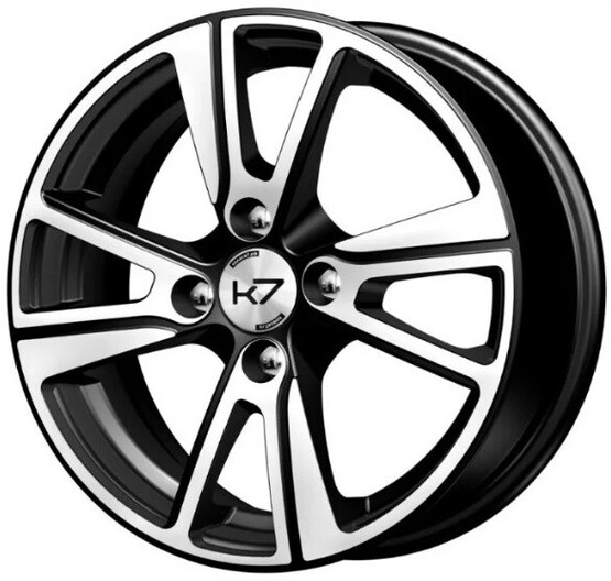 Диск К7 К27 Галеон 14x5.5 4x100 ET38 DIA67.1 АЛМАЗ ЧЕРНЫЙ