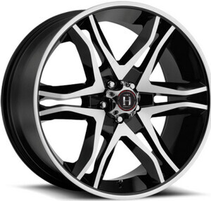 Диск Harp Y-893 20x8.5 5x150 ET45 DIA110.1 GLOSS-BLACK-MACHINED