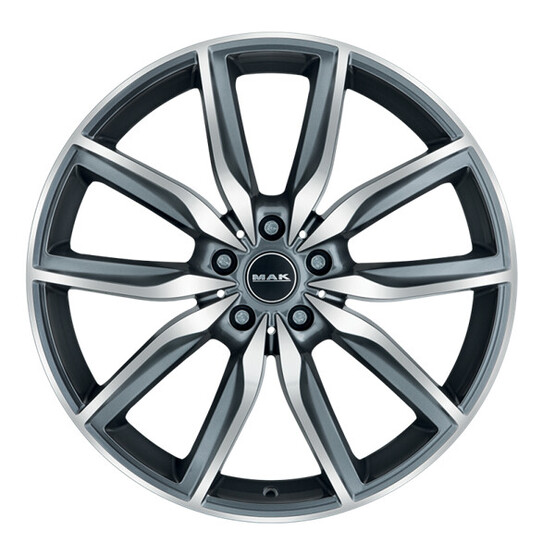 Диск Mak Allianz 19x9.5 5x112 ET39 DIA66.6 GUNMETAL MIRROR FACE