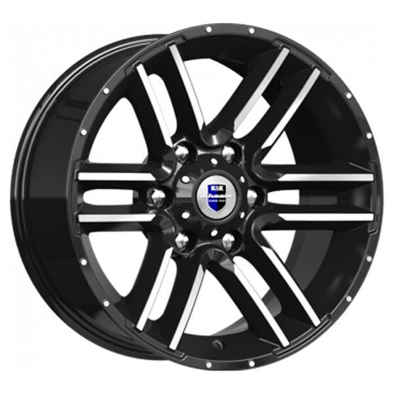 Диск K&K Алгама 17x8 6x139.7 ET-20 DIA106.1 АЛМАЗ ЧЕРНЫЙ