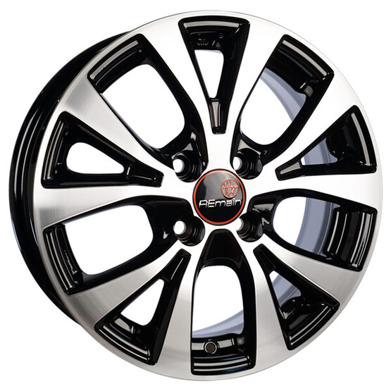 Диск Remain R161 15x6 4x100 ET48 DIA54.1 АЛМАЗ ЧЕРНЫЙ