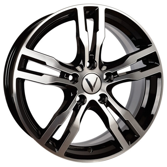 Диск Вектор B192 17x7 5x112 ET40 DIA57.1 АЛМАЗ ЧЕРНЫЙ