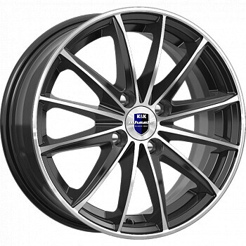 Диск K&K Пойнт Бланк 15x6 4x100 ET50 DIA60.1 АЛМАЗ ЧЕРНЫЙ