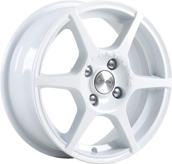 Диск Скад Ягуар 14x5.5 4x98 ET38 DIA58.6 БЕЛЫЙ