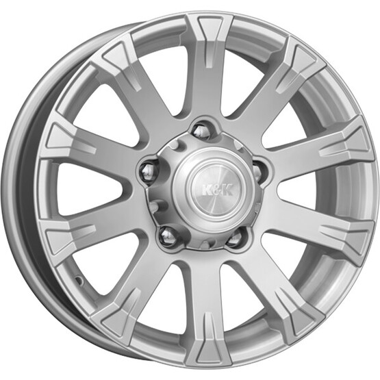 Диск K&K Байкал 16x7 5x139.7 ET35 DIA108.6 СИЛЬВЕР