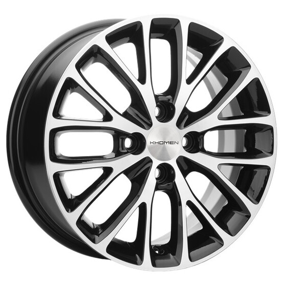 Диск Khomen 1506 15x6 4x100 ET48 DIA54.1 BLACK-FP