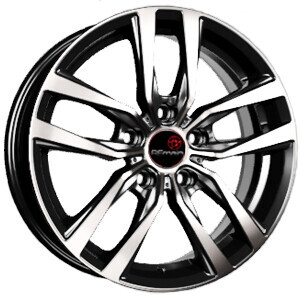 Диск Вектор B214 16x6 5x114.3 ET43 DIA67.1 АЛМАЗ ЧЕРНЫЙ