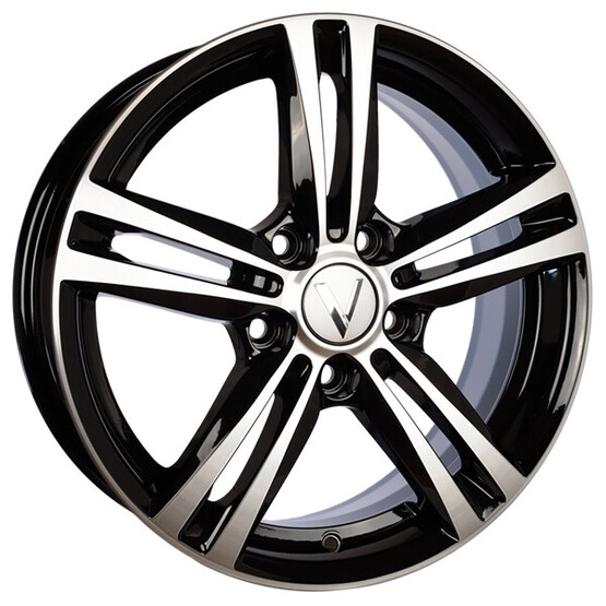 Диск Вектор B217 16x6 5x114.3 ET43 DIA67.1 АЛМАЗ ЧЕРНЫЙ