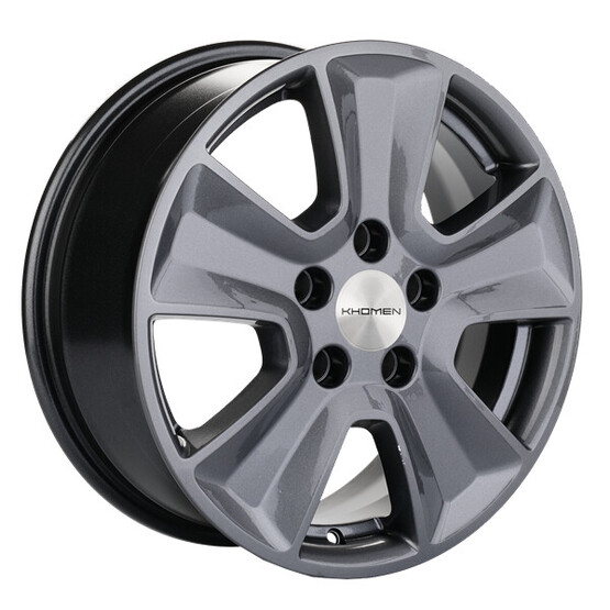 Диск Khomen 1601 16x6.5 5x114.3 ET43 DIA67.1 GRAY