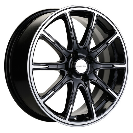 Диск Khomen 1707 17x6.5 4x100 ET41 DIA60.1 BLACK-FP