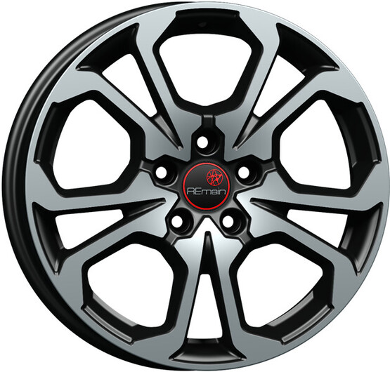 Диск Remain R242 17x6.5 5x114.3 ET50 DIA60.1 АЛМАЗ ЧЕРНЫЙ