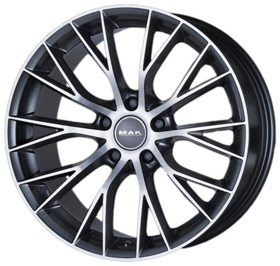 Диск Mak Munchen 19x8.5 5x120 ET18 DIA72.6 GUN METALLIC-MIRROR FACE