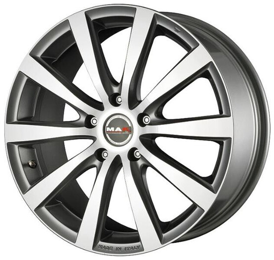 Диск Mak Iguan 18x8 5x114.3 ET40 DIA76.1 GRAPHITE-MIRROR FACE