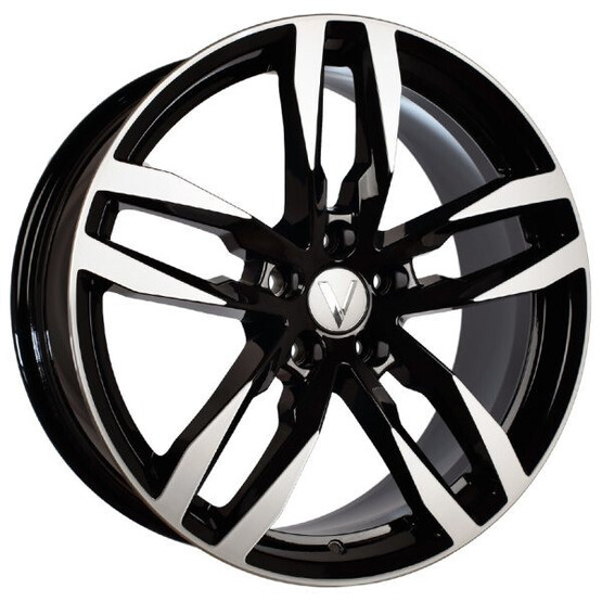 Диск Вектор B220 19x8 5x114.3 ET50 DIA67.1 АЛМАЗ ЧЕРНЫЙ