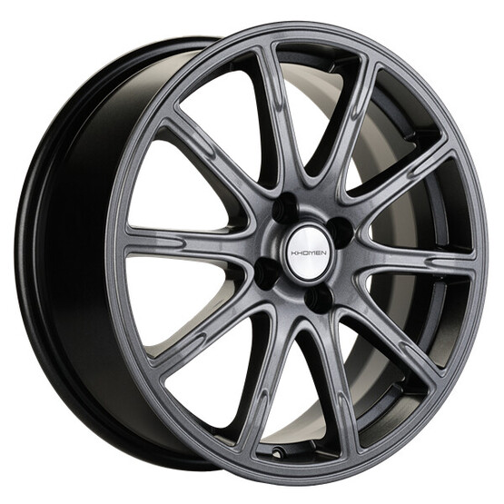Диск Khomen 1707 17x6.5 4x100 ET43 DIA60.1 GRAY