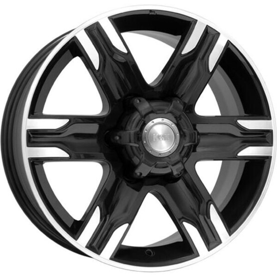 Диск K&K Риальто 17x8 6x139.7 ET46 DIA67.1 АЛМАЗ ЧЕРНЫЙ