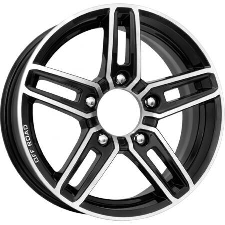 Диск K&K Дон 16x6.5 5x139.7 ET40 DIA98 АЛМАЗ ЧЕРНЫЙ