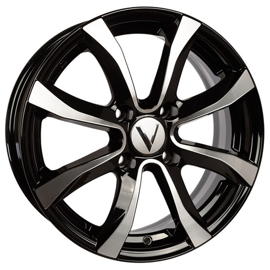 Диск Вектор K110 15x6 4x100 ET45 DIA67.1 АЛМАЗ ЧЕРНЫЙ