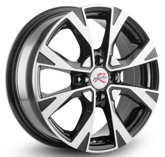 Диск X'trikerst R045 15x6 4x100 ET50 DIA60.1 BK/FP