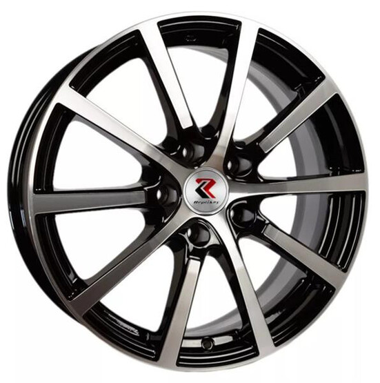 Диск Replikey K102 17x7 5x120 ET41 DIA67.1 BK/FP