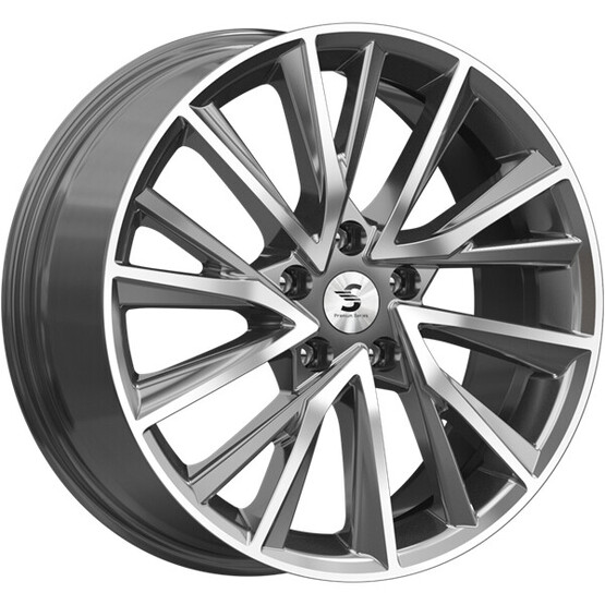 Диск Premium Series Кр010 18x7.5 5x112 ET39 DIA66.6 DIAMOND GLOSS GRAPHITE