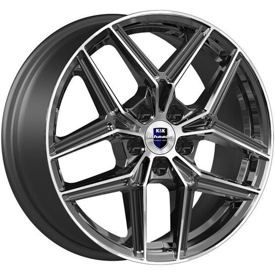 Диск K&K Юнион 17x7 5x112 ET40 DIA57.1 АЛМАЗ ЧЕРНЫЙ