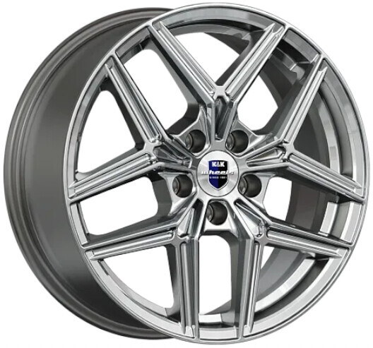 Диск K&K Юнион 17x7 5x114.3 ET48.5 DIA67.1 ДАРК ПЛАТИНУМ