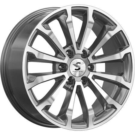 Диск Premium Series Кр006 20x8.5 6x139.7 ET33 DIA75.1 DIAMOND GLOSS GRAPHITE