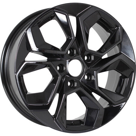 Диск Kdw Kd1620 16x6.5 5x114.3 ET45 DIA60.1 BLACK_PAINTED