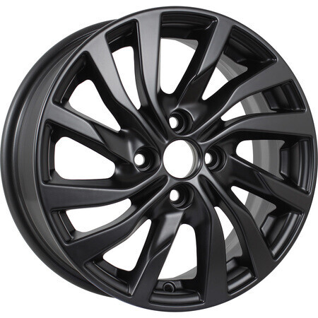 Диск Kdw Kd1546 15x6 4x100 ET37 DIA60.1 MATT_BLACK_PAINTED