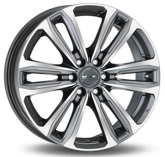 Диск Mak Safari 6 18x8 6x139.7 ET30 DIA100.1 GUN MET-MIRROR FACE