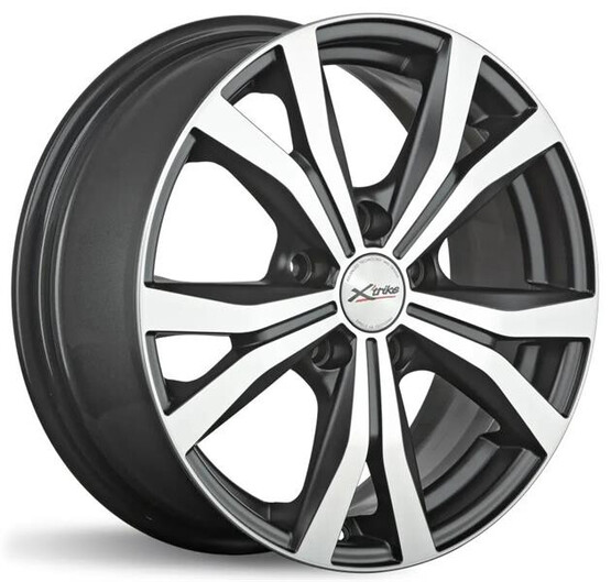 Диск X'trike X-119 16x6.5 5x114.3 ET45 DIA67.1 BKM/FP
