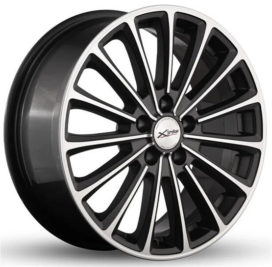 Диск X'trike X-136 17x7 5x114.3 ET45 DIA60.1 BKM/FP