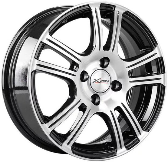 Диск X'trike X-105 15x6 4x100 ET45 DIA54.1 BK/FP