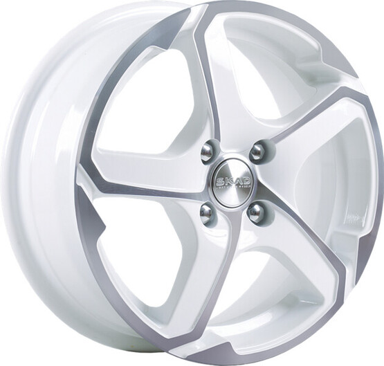 Диск Скад Аллигатор 15x6 4x100 ET48 DIA54.1 АЛМАЗ БЕЛЫЙ