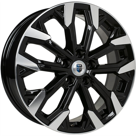 Диск K&K Морейн 17x6.5 5x112 ET43 DIA66.6 АЛМАЗ ЧЕРНЫЙ