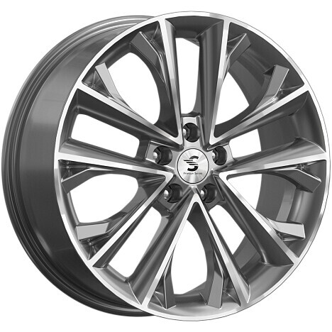 Диск Premium Series Кр012 18x7 5x114.3 ET33 DIA67.1 DIAMOND GLOSS GRAPHITE