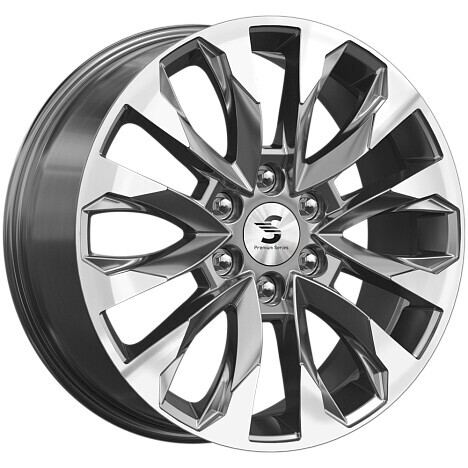 Диск Premium Series Кр007 20x8 6x139.7 ET38 DIA67.1 DIAMOND GLOSS GRAPHITE