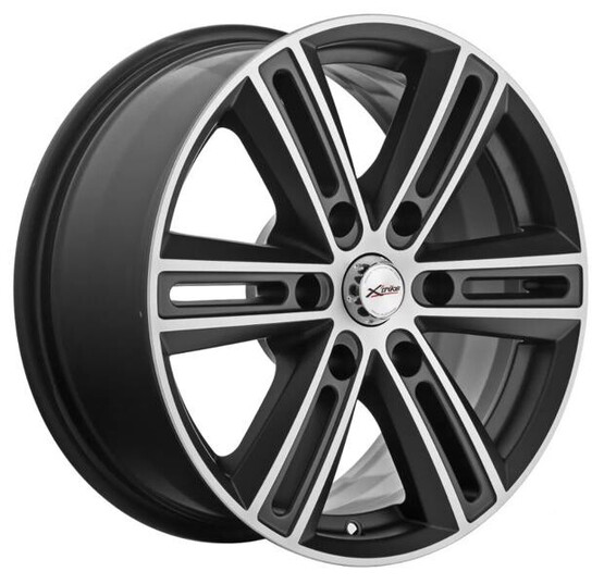 Диск X'trike X-124 17x7.5 6x114.3 ET30 DIA66.1 BKM/FP