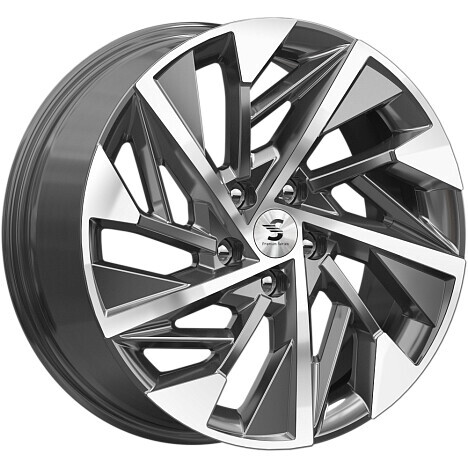 Диск Premium Series Кр009 18x7.5 5x108 ET47 DIA60.1 DIAMOND GLOSS GRAPHITE