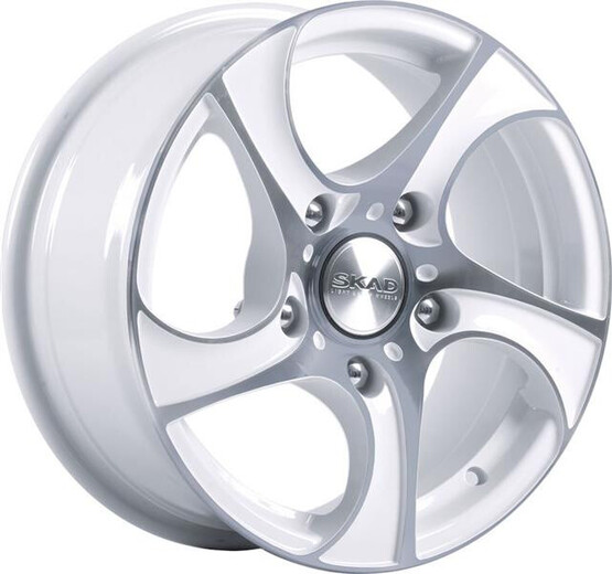 Диск Скад Вихрь 16x7 5x139.7 ET40 DIA98 АЛМАЗ-БЕЛЫЙ