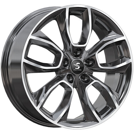 Диск Premium Series Кр001 18x7.5 5x114.3 ET45 DIA66.1 DIAMOND BLACK GRIS