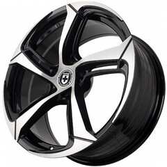Диск Ff Sh6002 19x8.5 5x114.3 ET35 DIA73.1 GLOSS BLACK MACHINED FACE