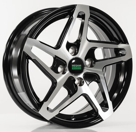 Диск Megami Mgm-34 14x6 4x100 ET35 DIA73.1 BKF
